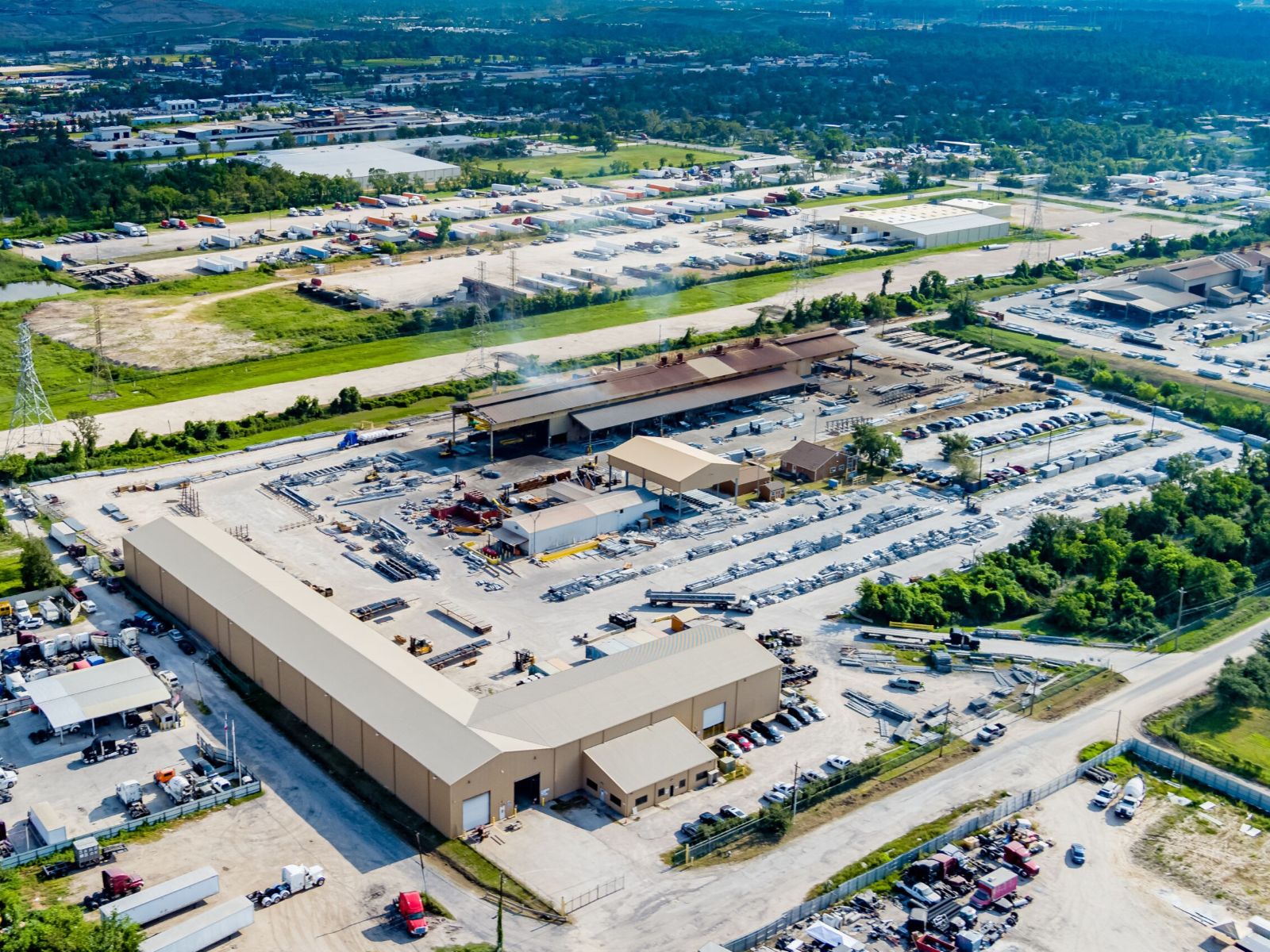 10503NeedhamSt-009-scaled aerial view of manufacturing facility